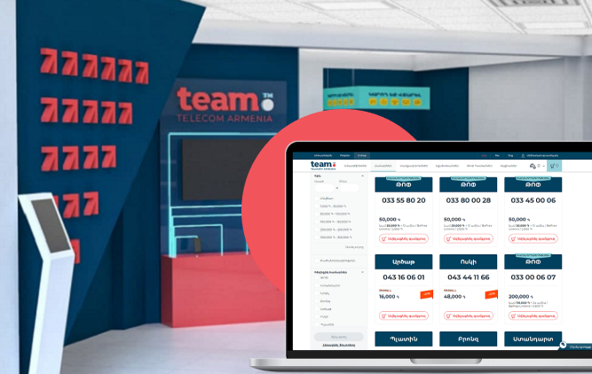 Team մասնաճյուղում կամ Team eShop-ի միջոցով